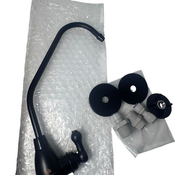 Aquaboon 1 Handle Kitchen Black Chrome Finished RO Faucet Fast Shipping Ab-cl-bm - Picture 10 of 13